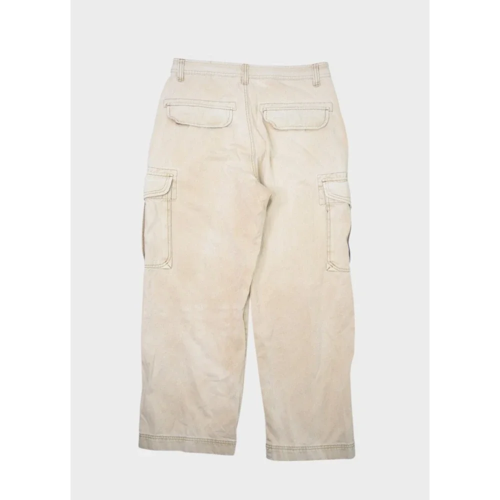 Unionbay Pants Mens 32x28 Khaki Cargo Heavyweight Cotton Faded Y2k Baggy